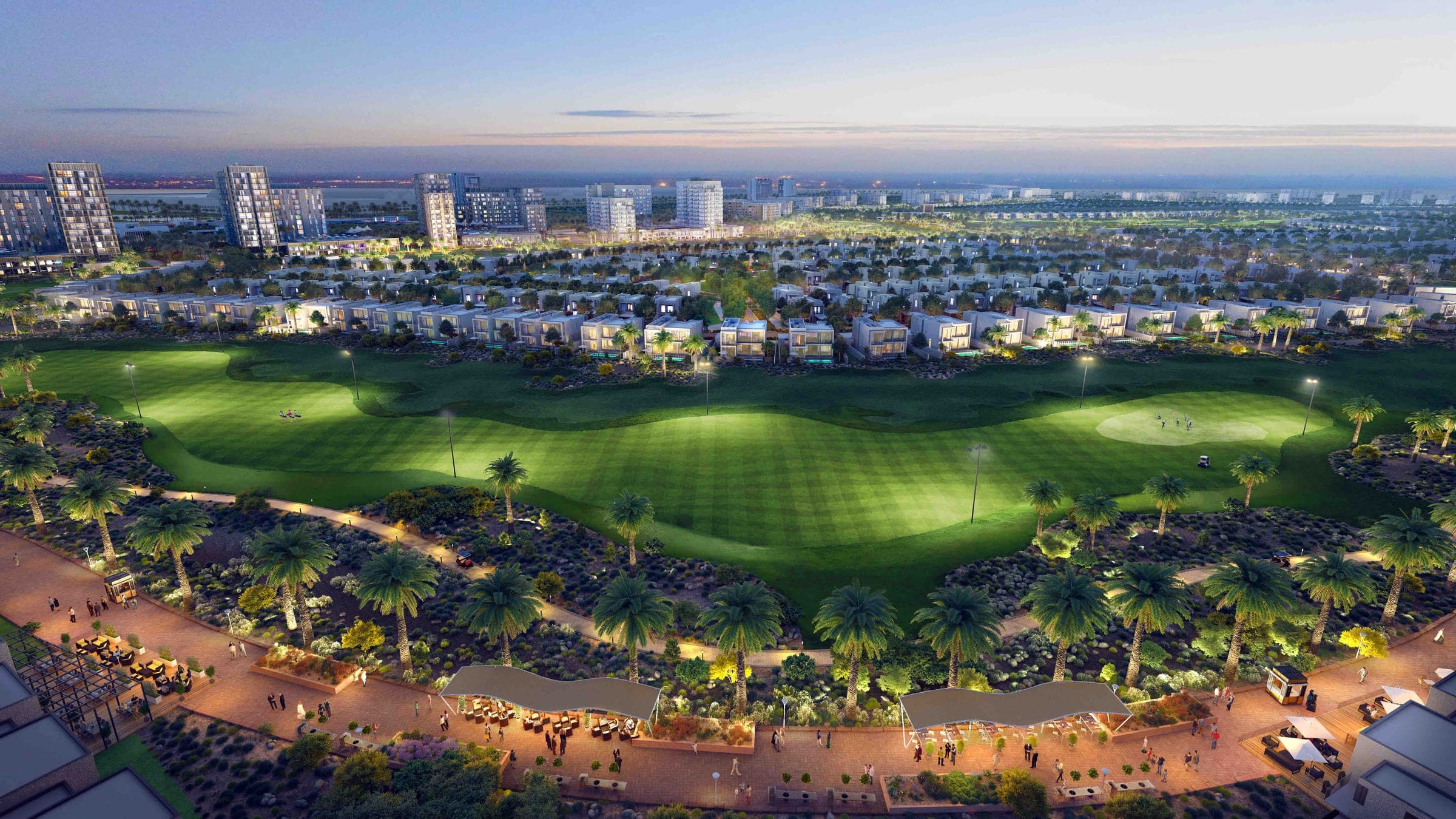 Dubai South — Emerging masterplan around the new airport