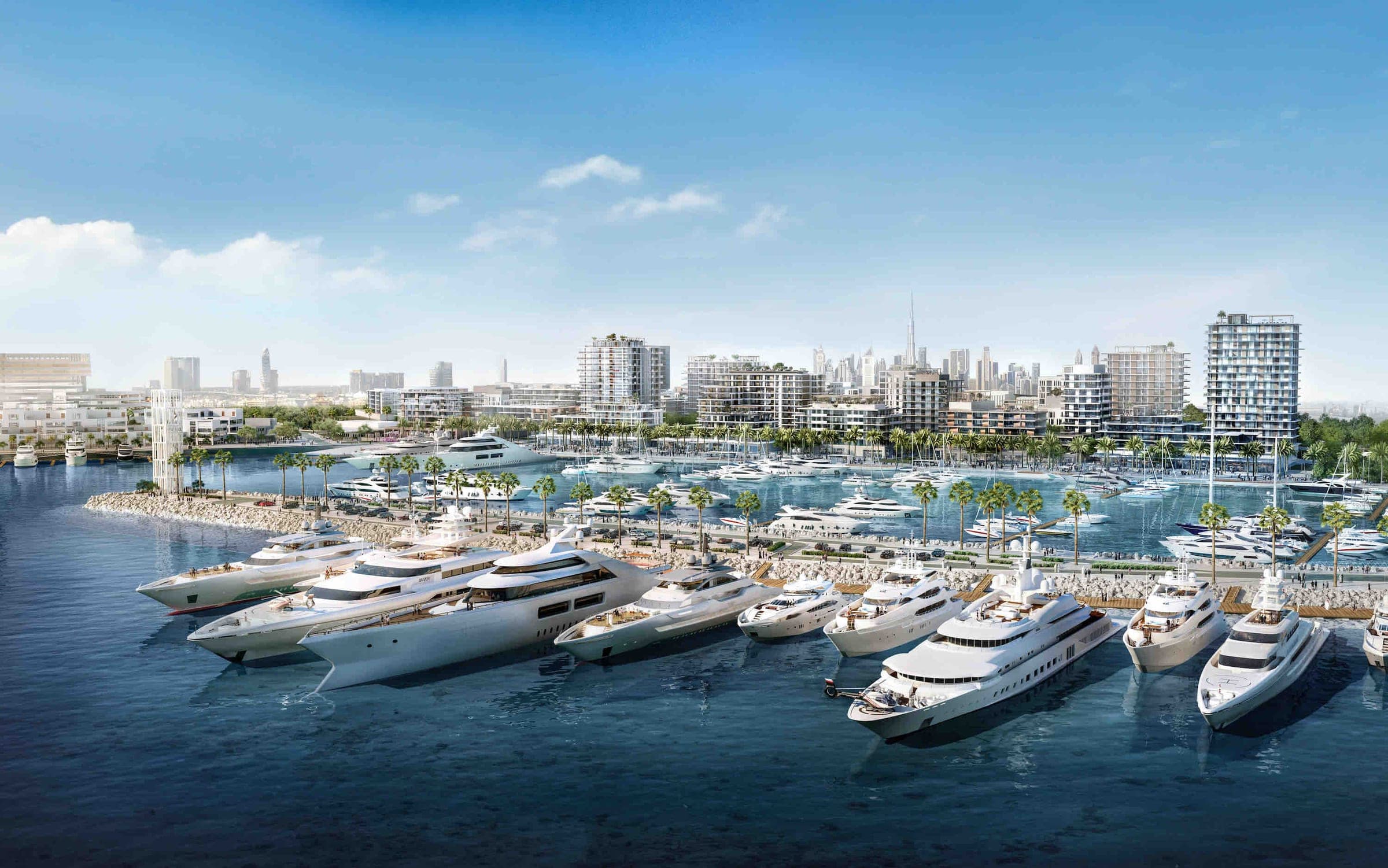 Rashid Yachts & Marina — Emaar's waterfront district at Dubai's first commercial port