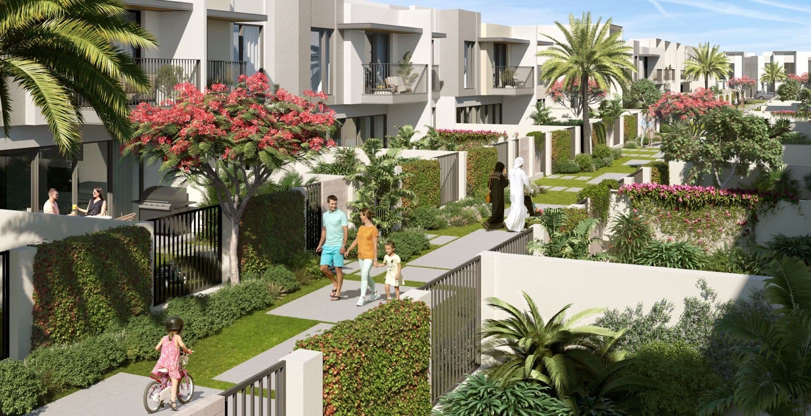 The Valley — Emaar villas on the Al Ain Road, mostly still to come